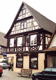 Fachwerkhaus ohne Ecke