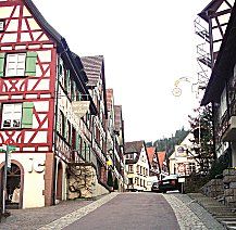 Blick vom marktplatz in die Schenkenzeller Strae